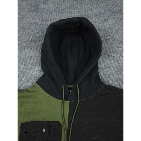 Staple Pigeon Hoodie Sweater Men's Large Green Black Pocket Street Military - Picture 4 of 11
